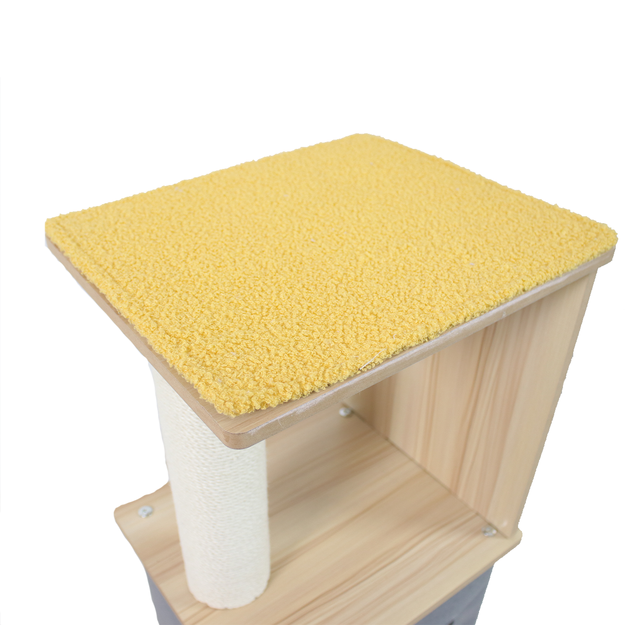 Multi-Level Cat Tower with Scratching Posts & Condo