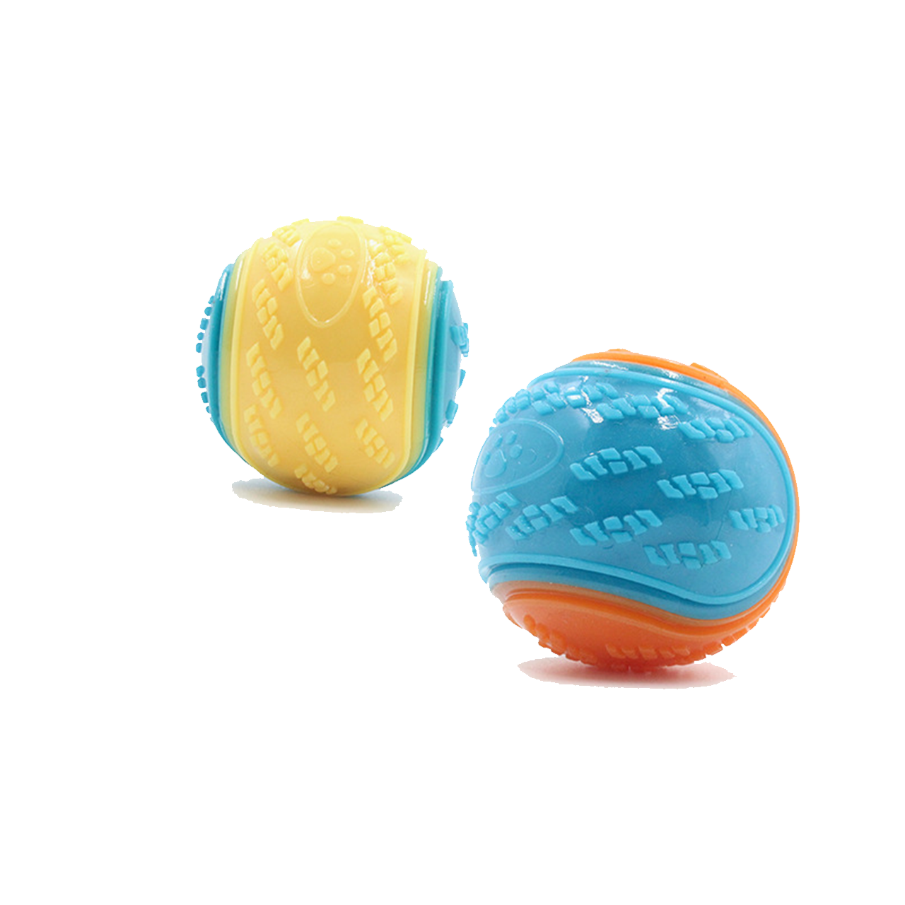 Dog Ball Toy Pack – 5 Pieces Squeaky Balls for Medium Dogs