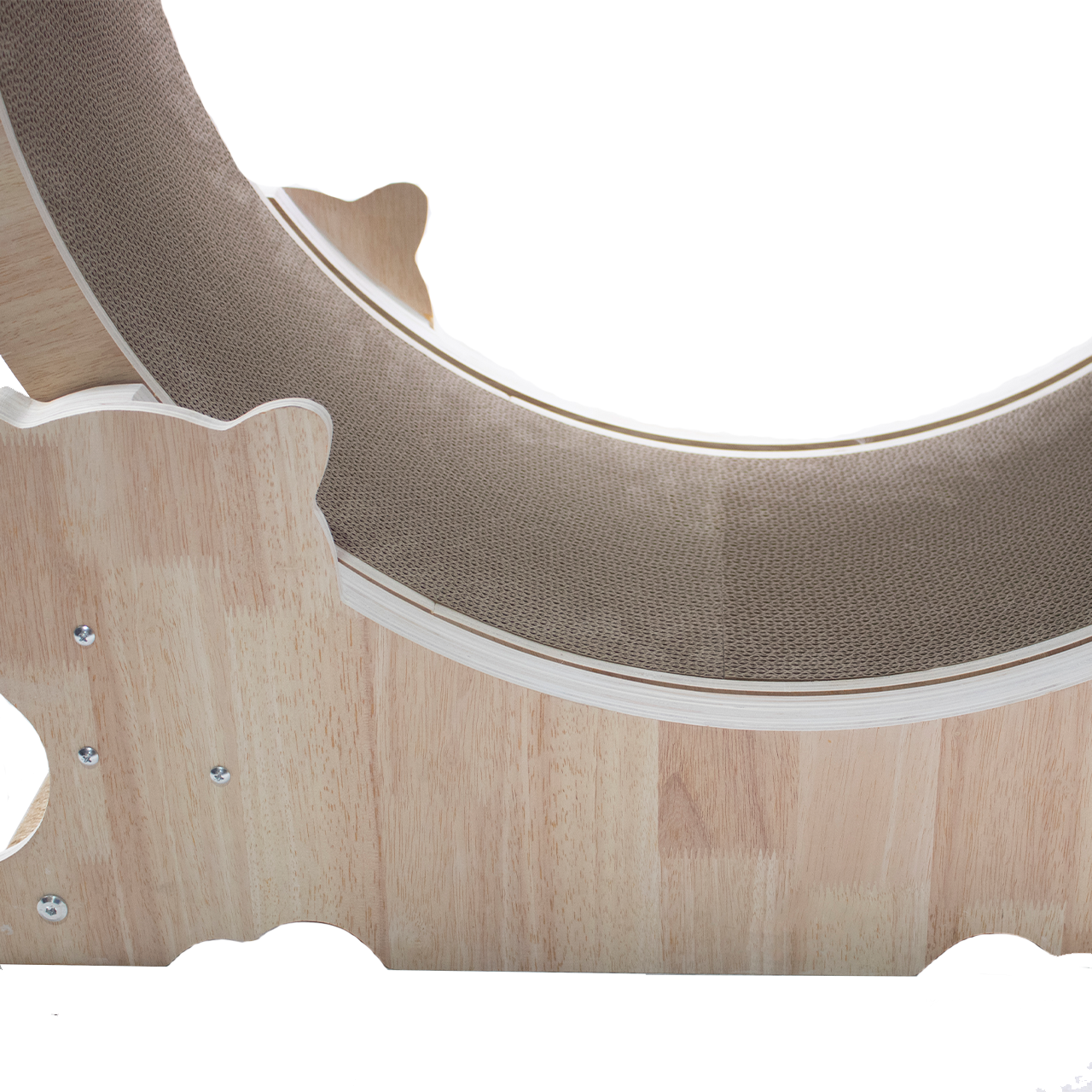 Cat Exercise Wheel – Wooden Treadmill with Scratcher