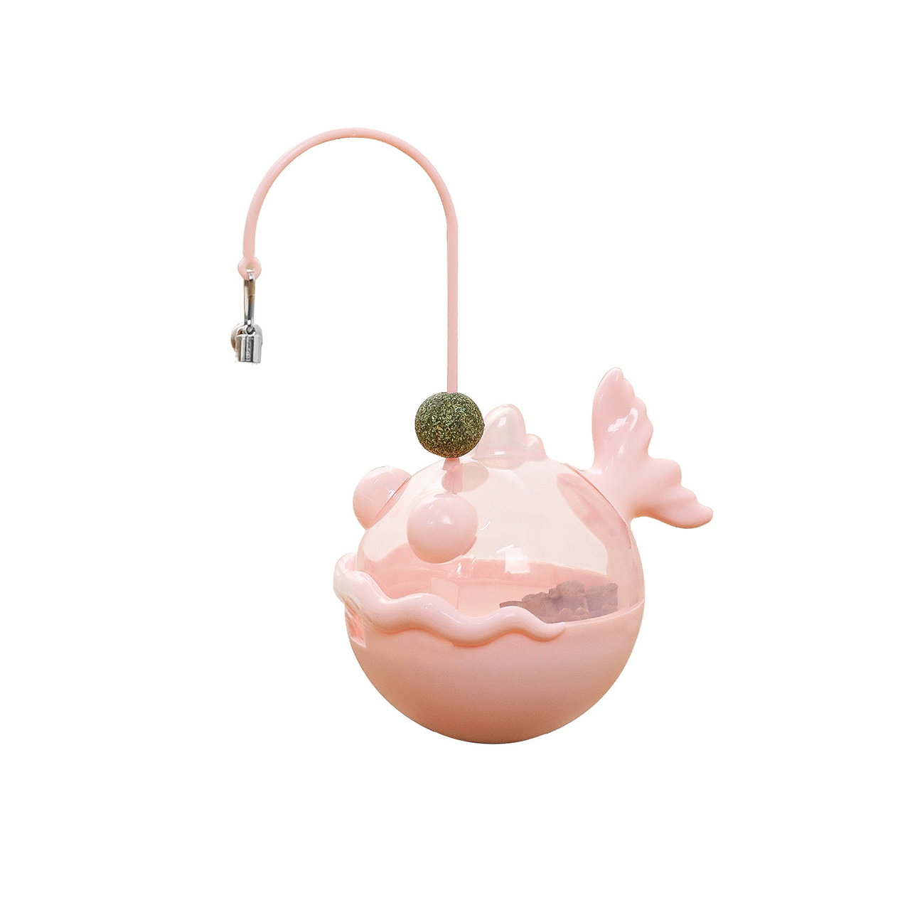 Weighted Cat Toy – Self-Righting with Catnip & Treat Dispenser