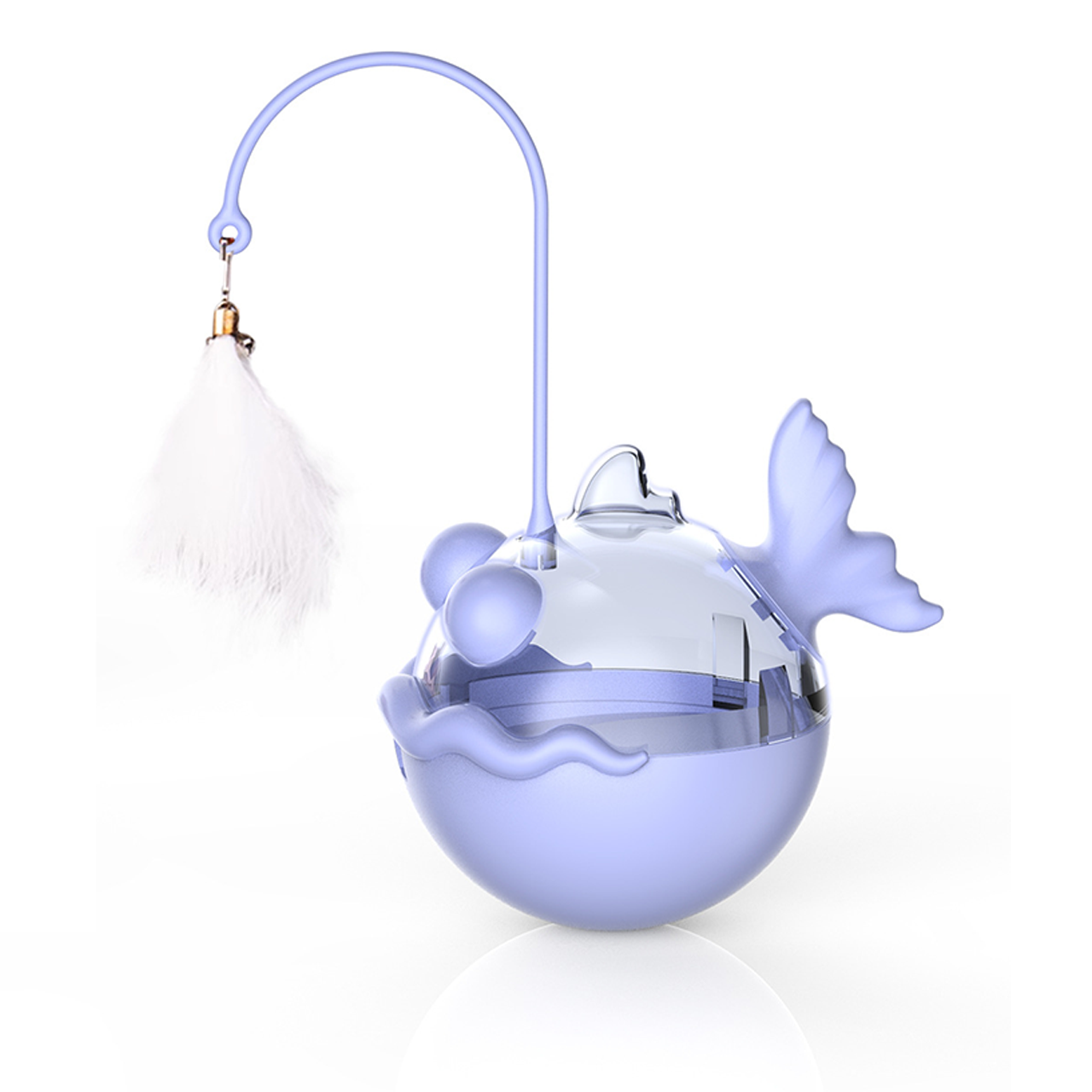 Weighted Cat Toy – Self-Righting with Catnip & Treat Dispenser