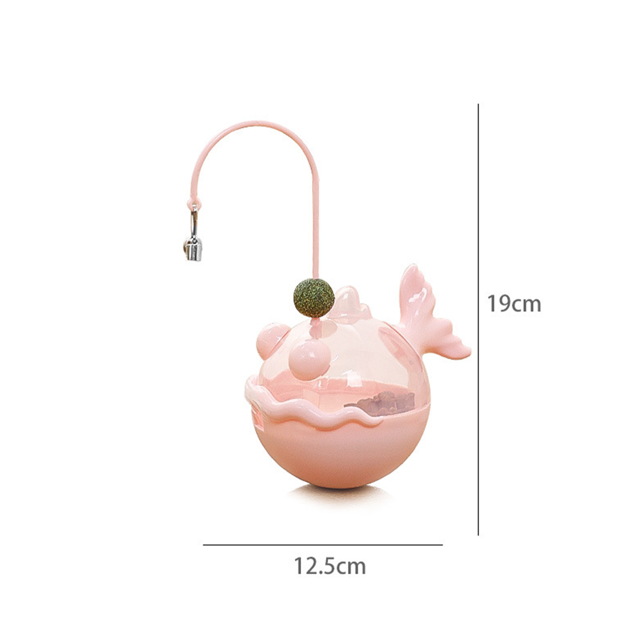 Weighted Cat Toy – Self-Righting with Catnip & Treat Dispenser