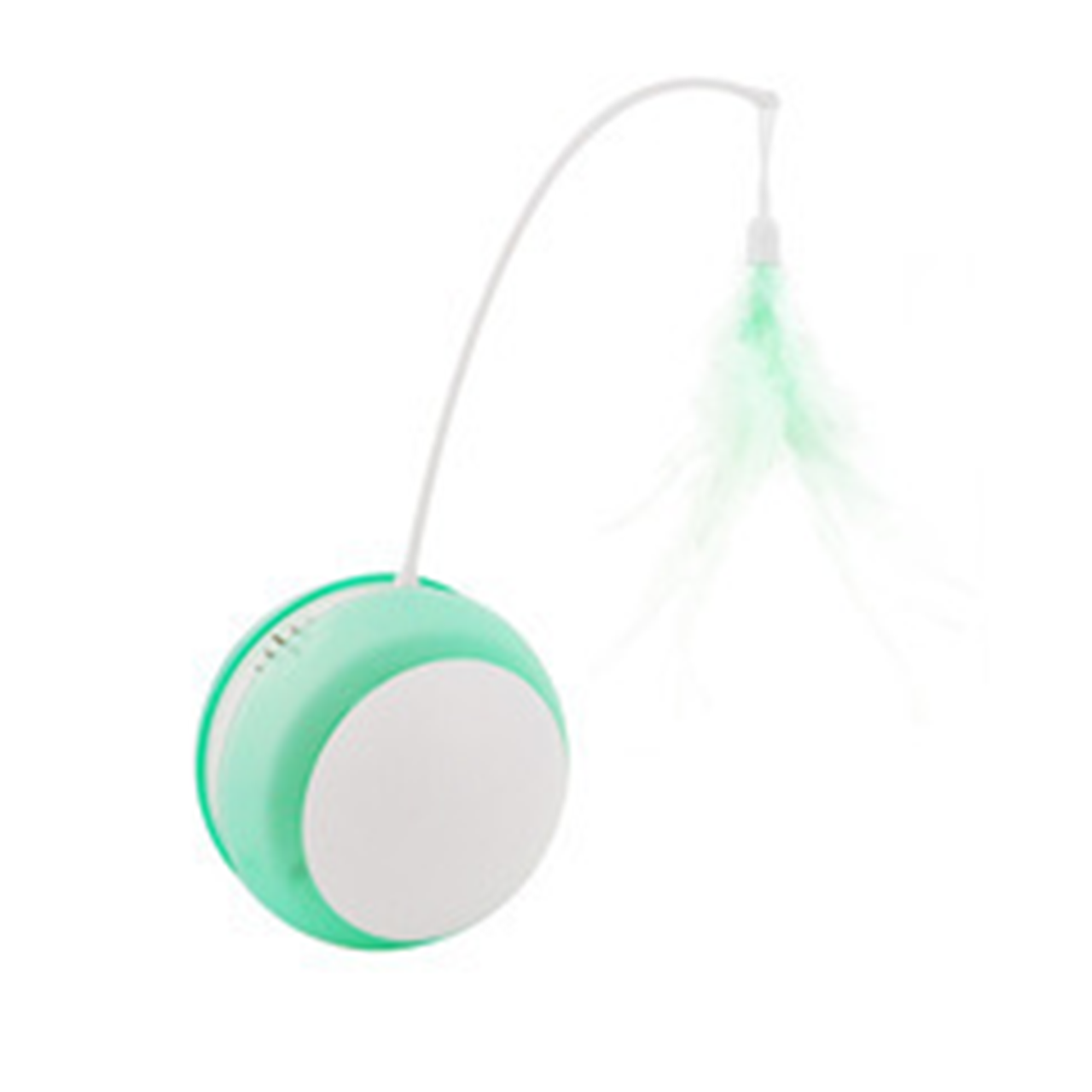 USB Cat Teaser Wand – Feather & Bell Interactive Toy