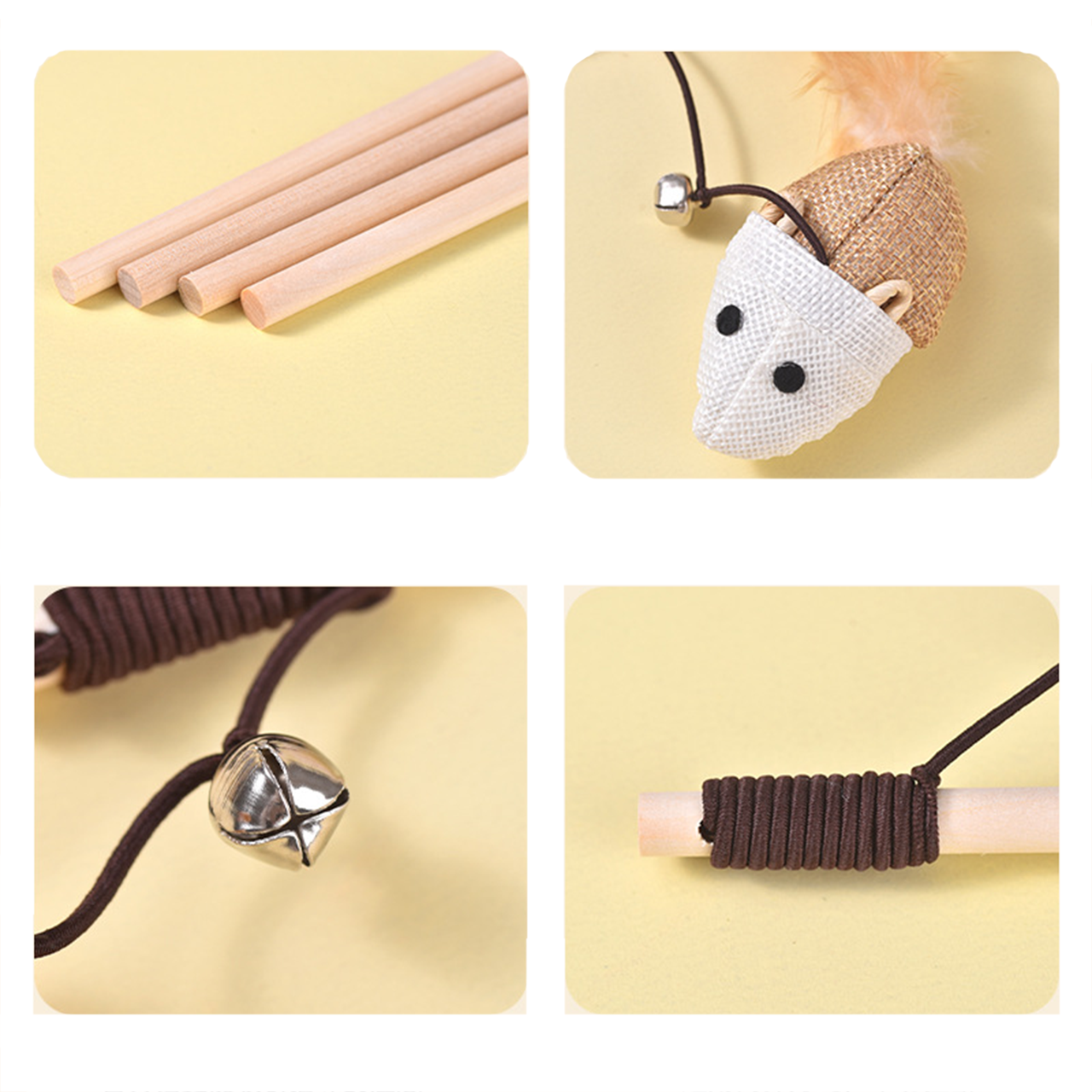 Cat Teaser Wand Pack – Interactive Wands for Play & Training