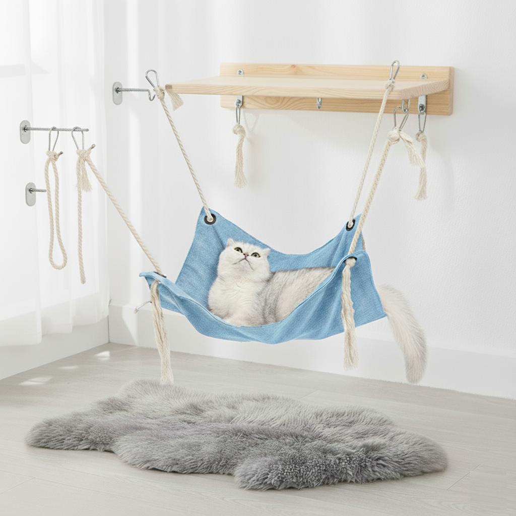 Cat Hammock – Breathable Summer Bed