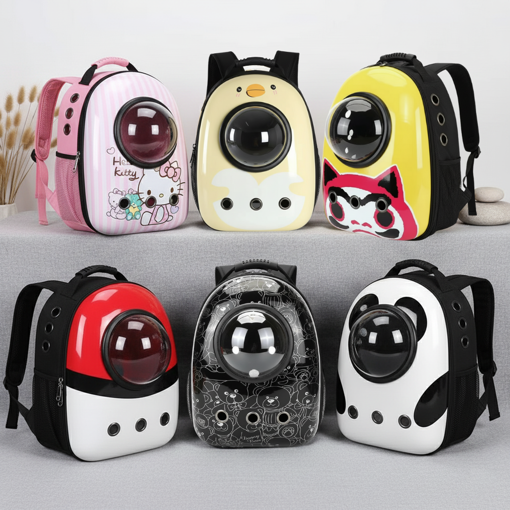 Hiking Pet Backpack Carrier for Cats & Small Dogs