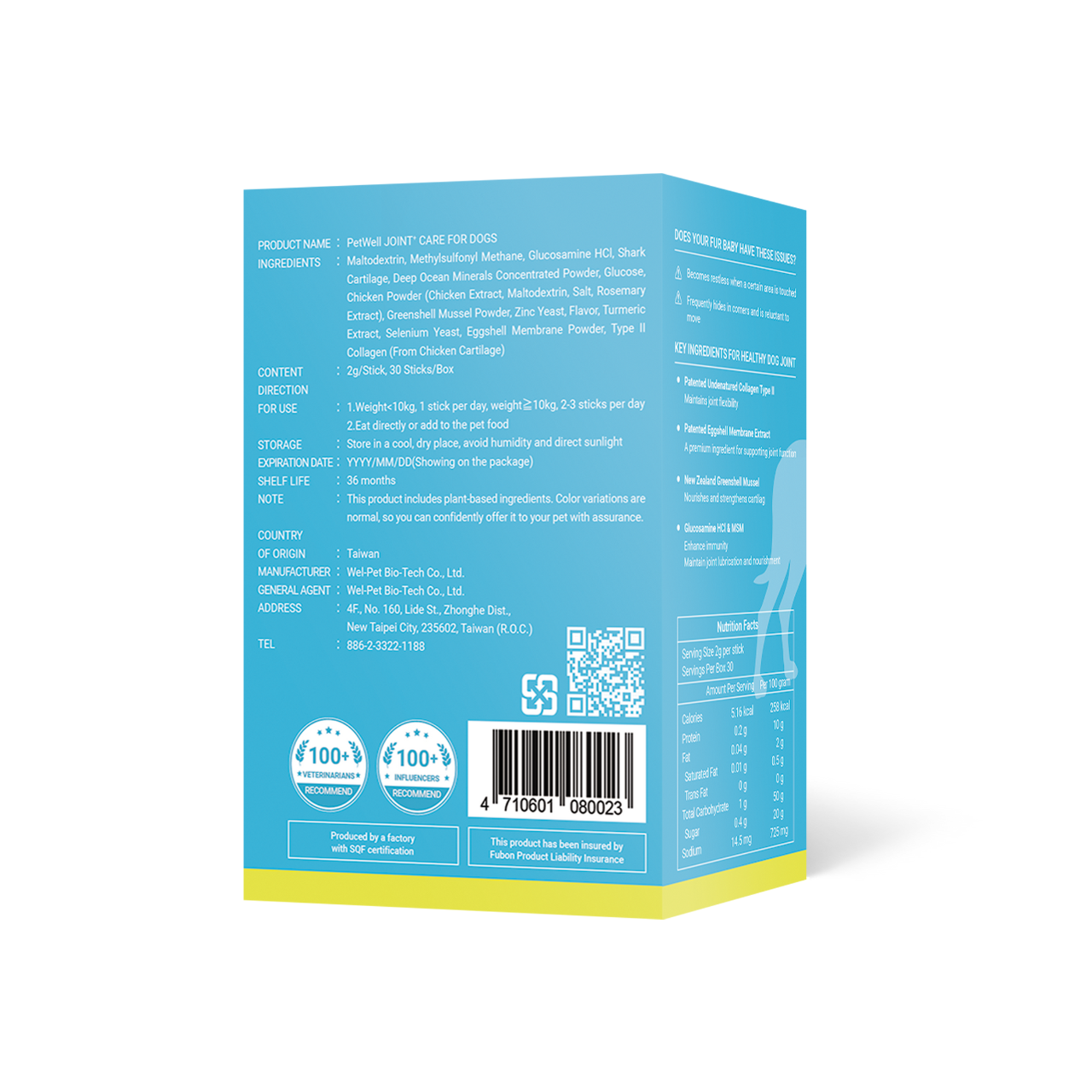 PetWell Dog Joint Care Supplement – 30 Sachets