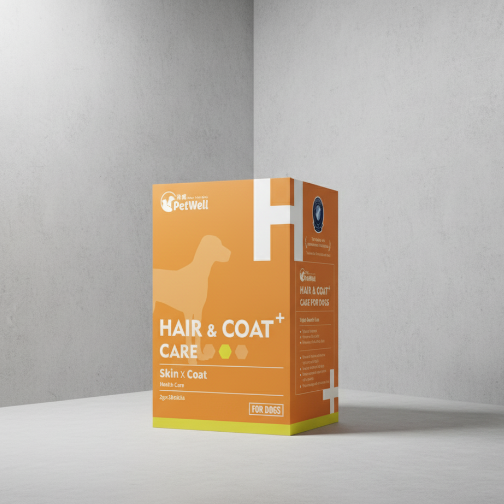 PetWell Dog Hair & Coat Care Supplement – 30 Sachets